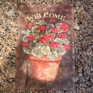 🌺Hydrangea Welcome Mini Flag